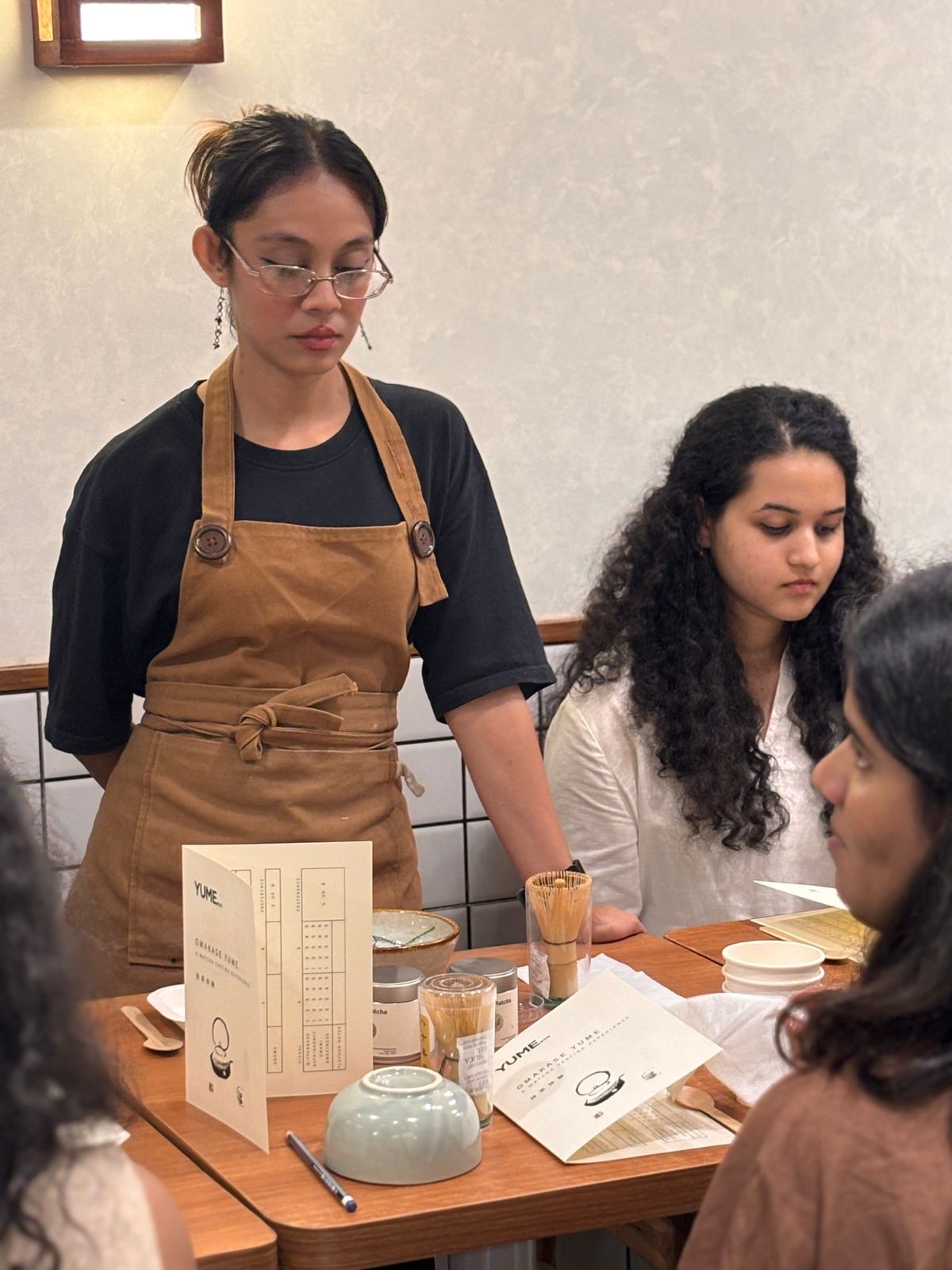 Guests at the Yume Matcha tasting