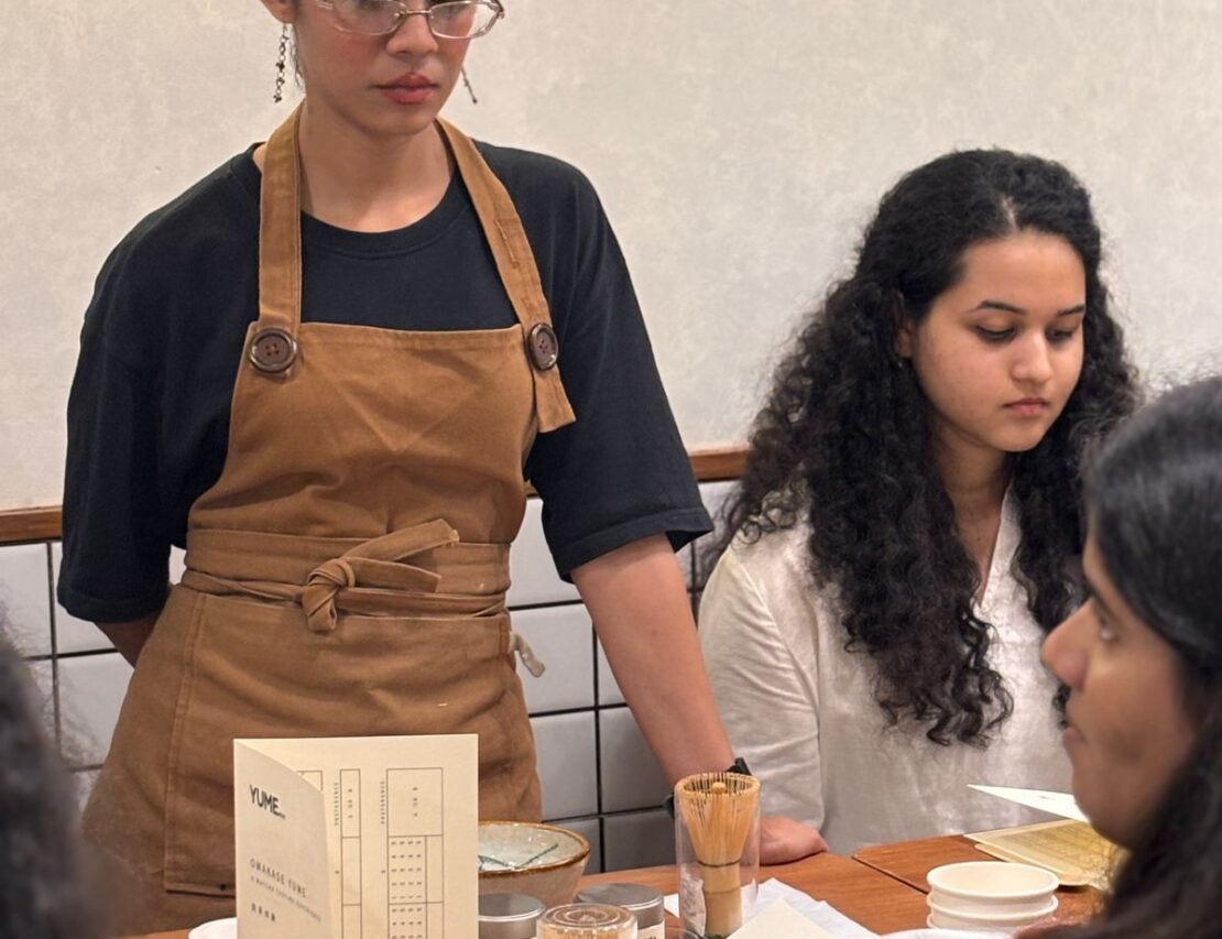 Guests gather for Green Neko’s Yume Matcha tasting