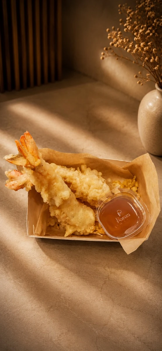 Shrimp tempura appetizer